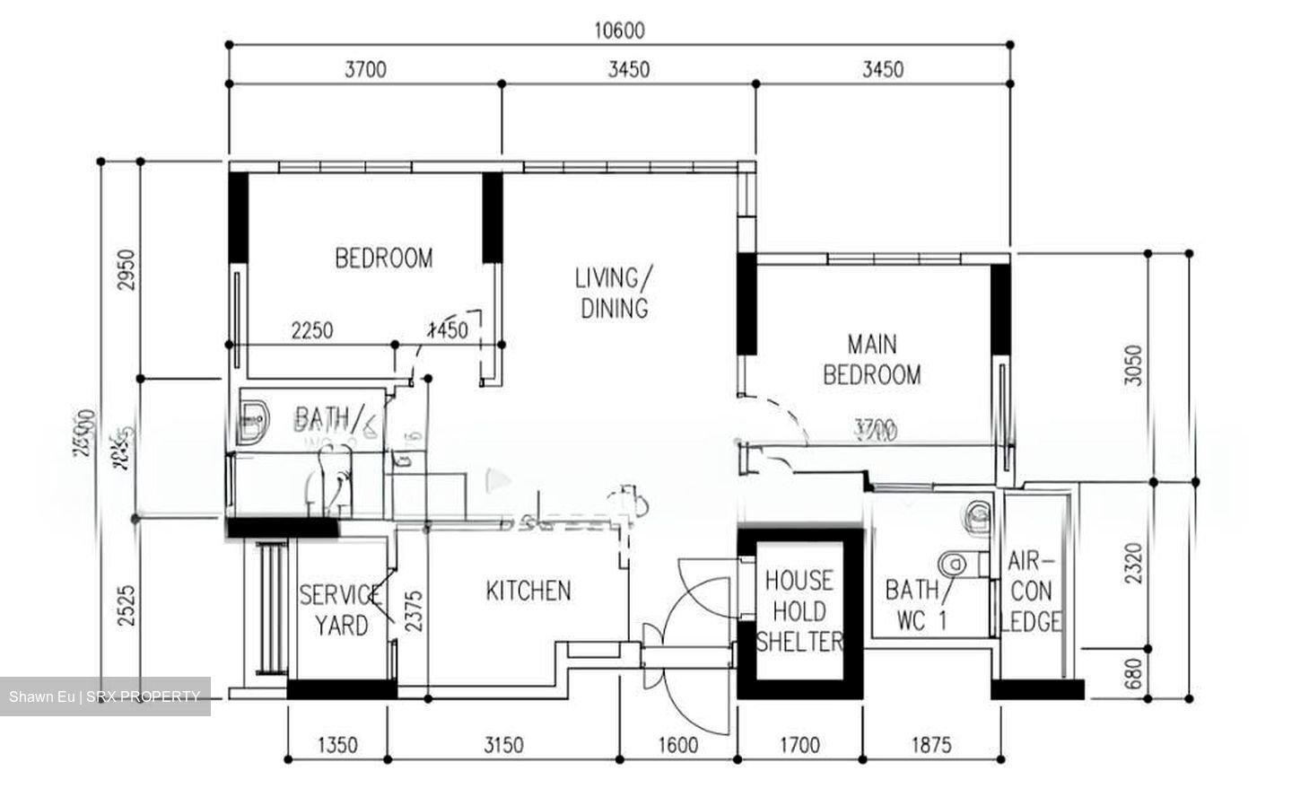 Blk 104A Alkaff Courtview (Toa Payoh), HDB 3 Rooms #566763151